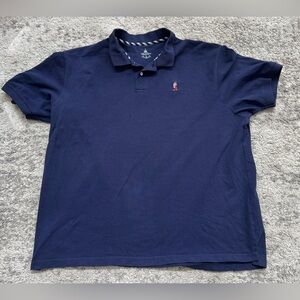 Disney Parks Grumpy Embroidered Polo Shirt Navy Blue Men’s XXL